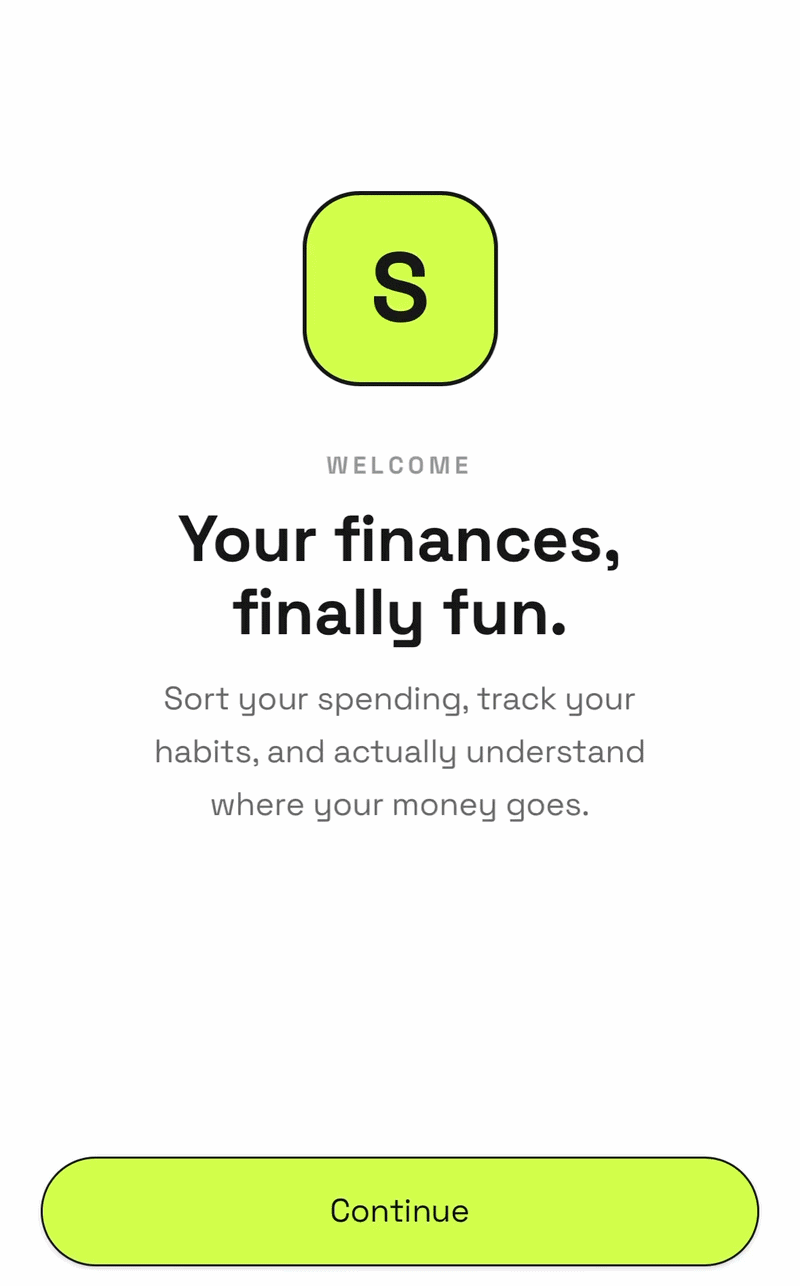 Swipe Saver, a gamified personal finance tracker